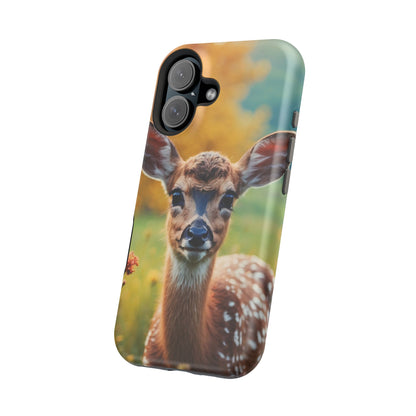 MagSafe-Compatible iPhone Case – Golden Meadow Fawn