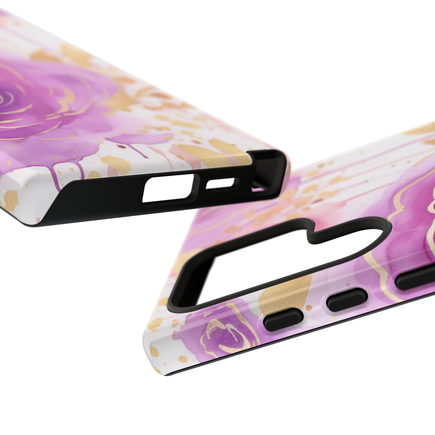 Radiant Purple & Gold Floral - Samsung Galaxy Series Case