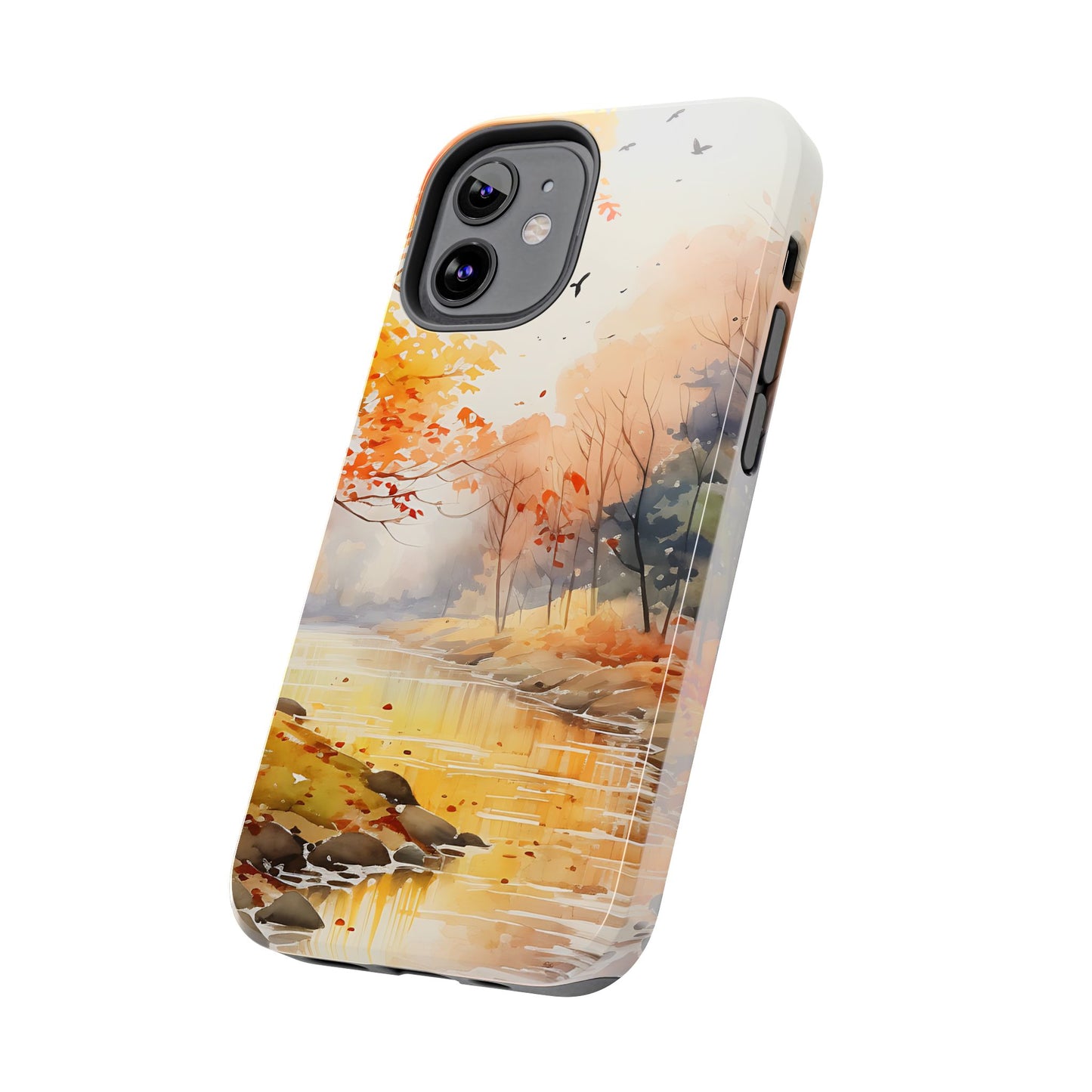 Autumn River Serenity – iPhone Case