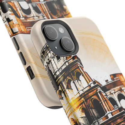 Rome Colosseum MagSafe iPhone Case - Italian Landmark with Wireless Charging Compatibility