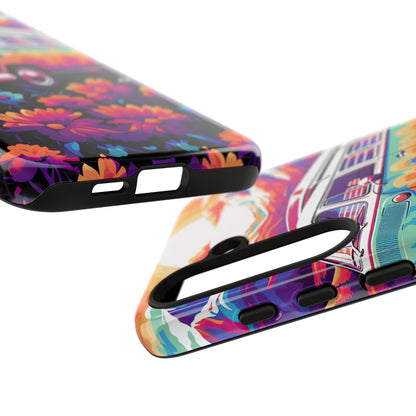 Groovy Floral Sunset Van – Samsung Galaxy Series Case