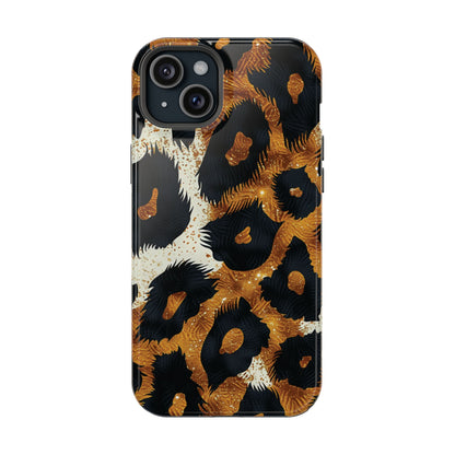 Safari Noir Gold Leopard iPhone Case