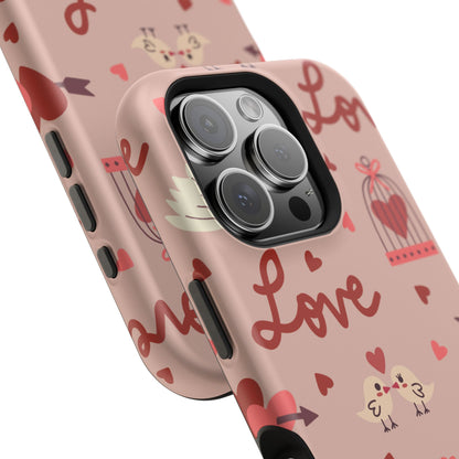 Lovebirds & Swans MagSafe iPhone Case