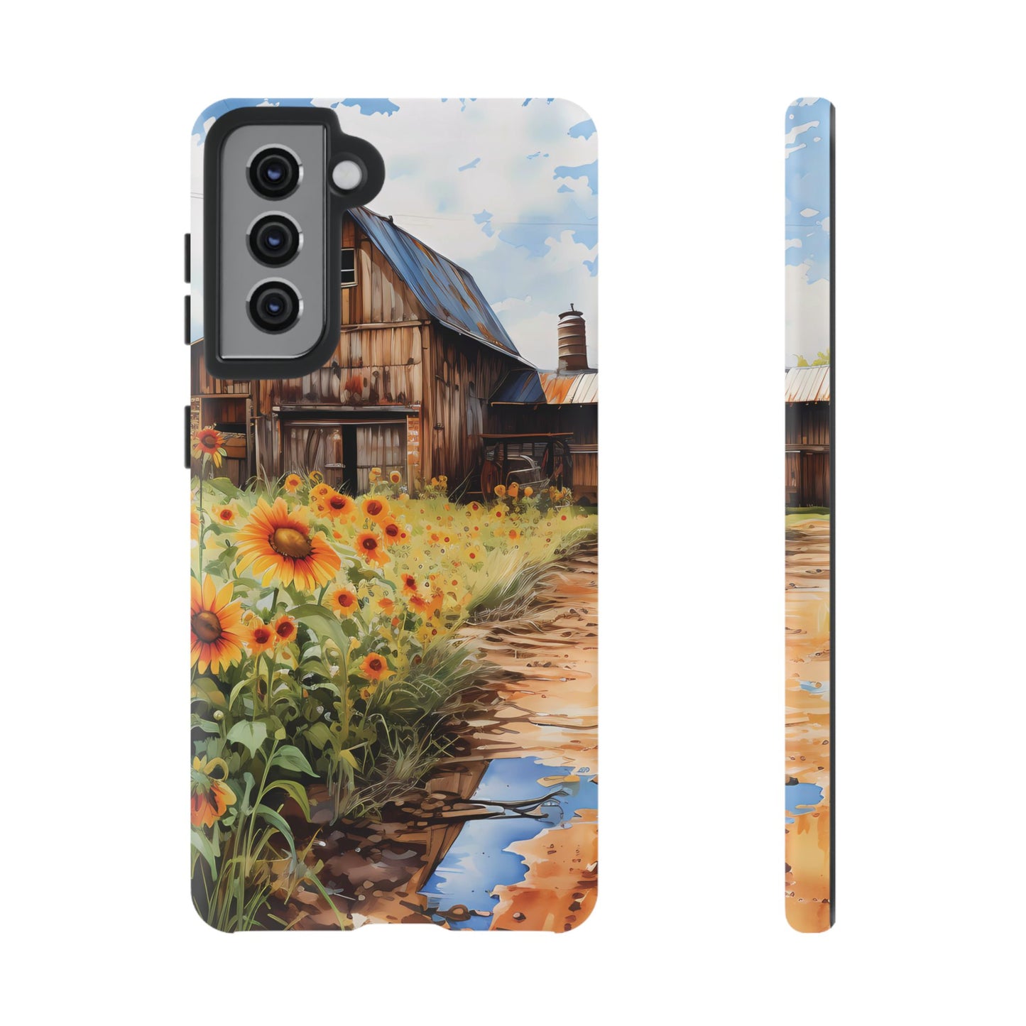 Sunflower iPhone Case  Rustic Farm Style