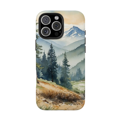 Tranquil Mountain Escape - iPhone Case