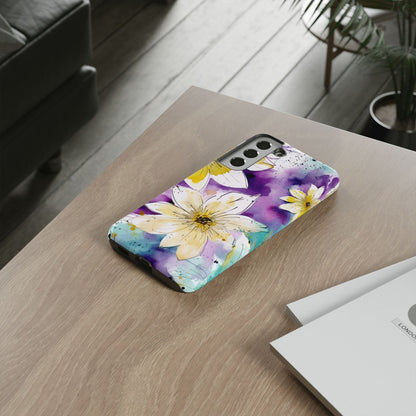 Abstract Floral Watercolor Splash - Samsung Galaxy Series Case