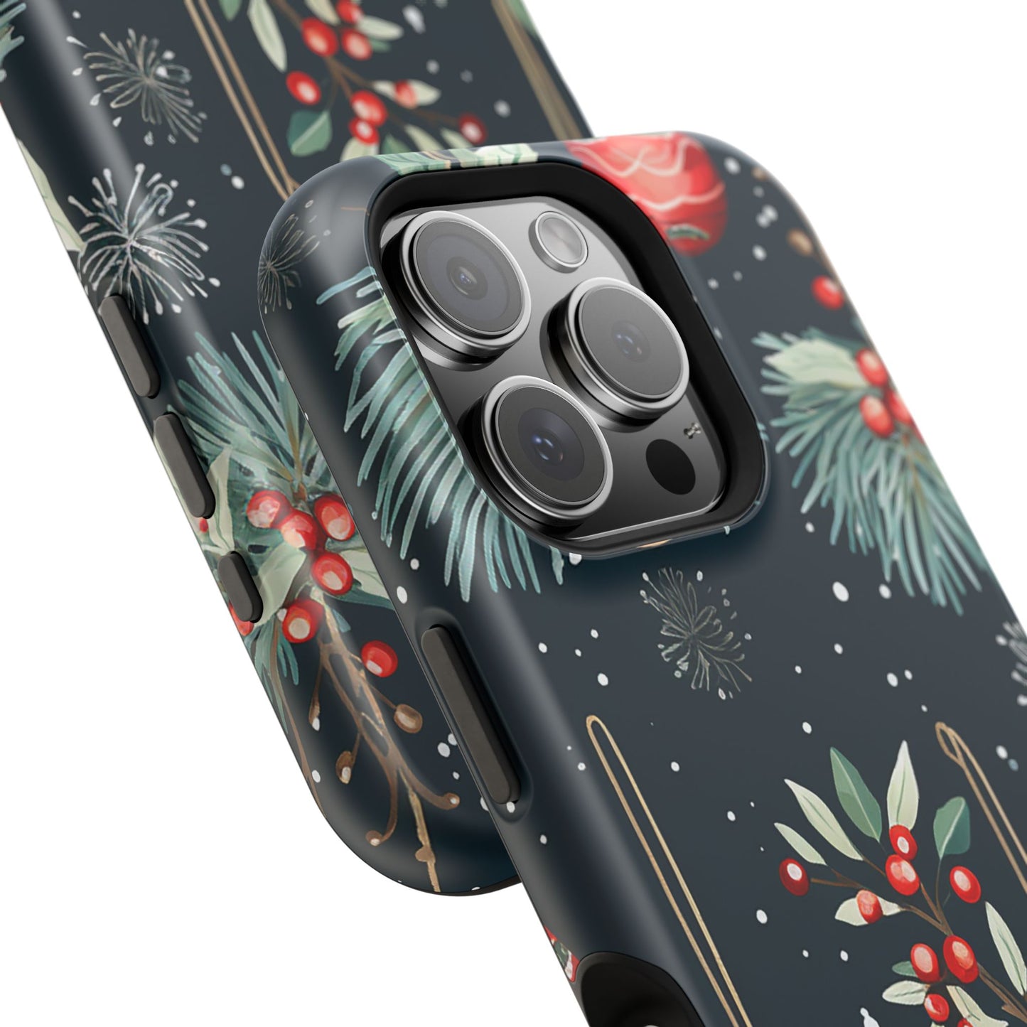 Elegant Christmas Ornaments and Pine - MagSafe iPhone Series Case