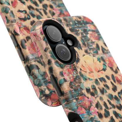 Rustic Floral Leopard - MagSafe iPhone Series Case