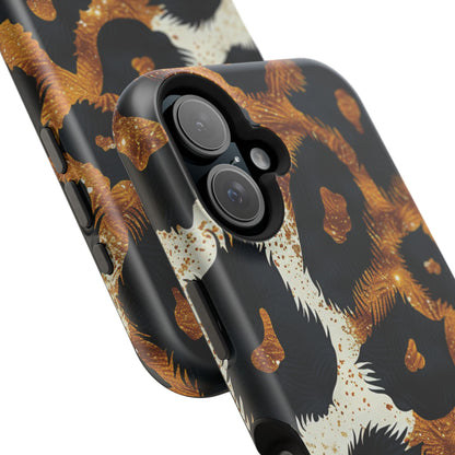 Safari Noir Gold Leopard iPhone Case