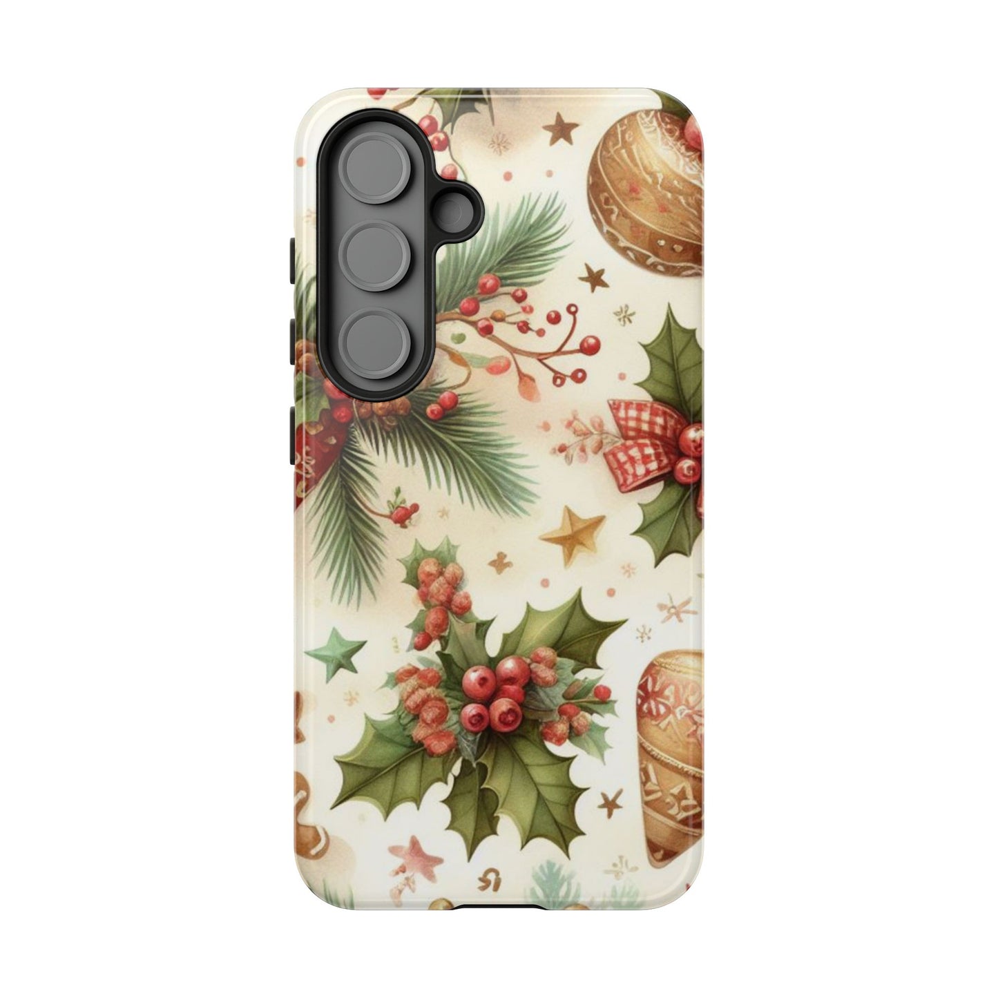 Classic Christmas Stocking & Ornaments Pattern – Samsung Galaxy Series Case