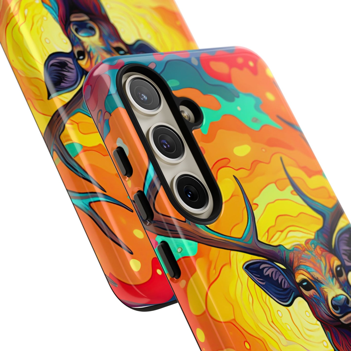 Vibrant Stag in Bloom – Samsung Galaxy Case