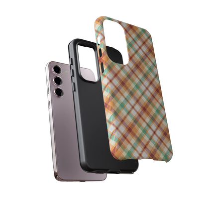 Samsung Galaxy Case - Autumn Harvest Plaid Design