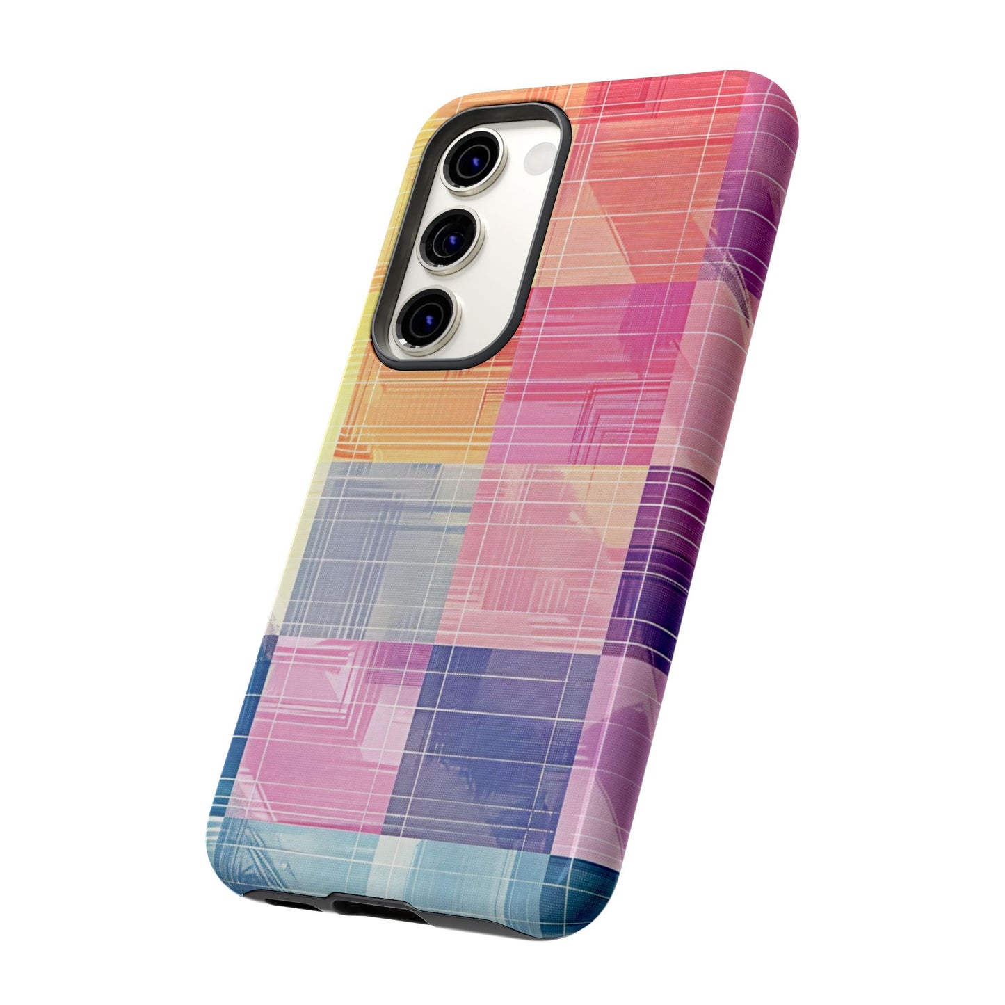 Pastel Panache Watercolor Plaid Case