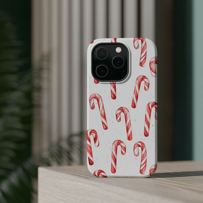 Candy Cane Christmas Pattern – MagSafe iPhone Series Case