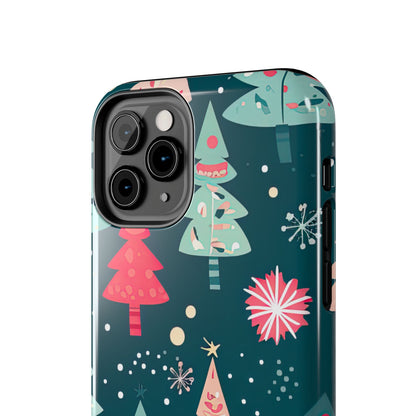 Whimsical Christmas Trees - iPhone Series Case