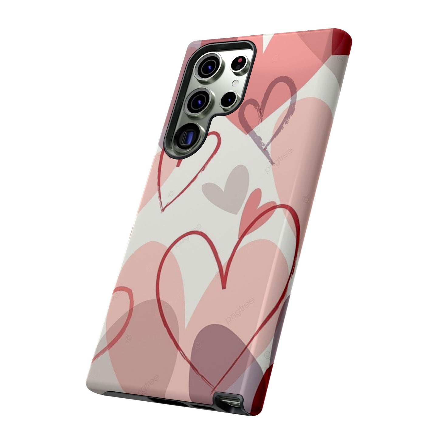 Romantic Red Hearts Samsung Galaxy Case