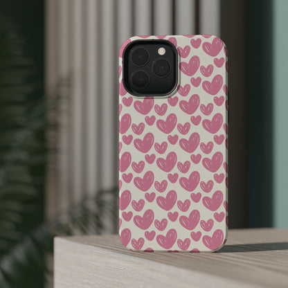 Heartfelt Pattern MagSafe iPhone Case