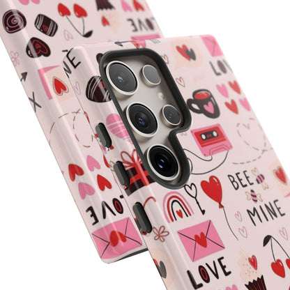 Samsung Galaxy Case: Bee Mine Love Doodles