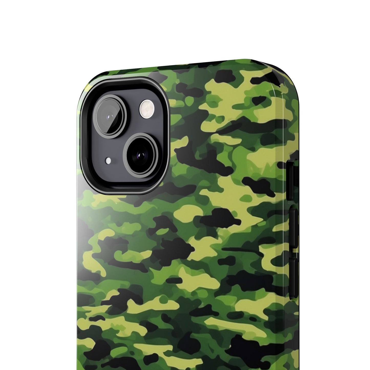 Green Woodland Camouflage – iPhone Case, Sleek and Durable Design