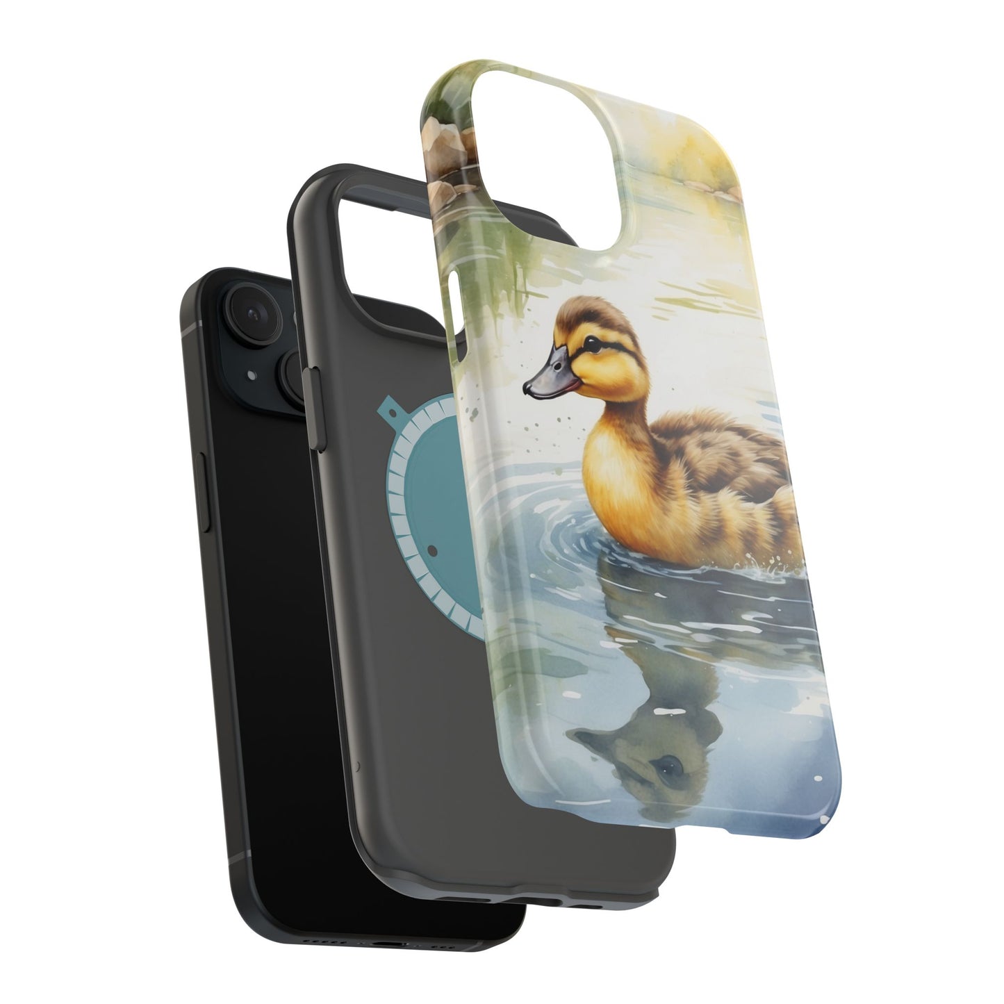 Graceful Duck Reflection – MagSafe iPhone Case