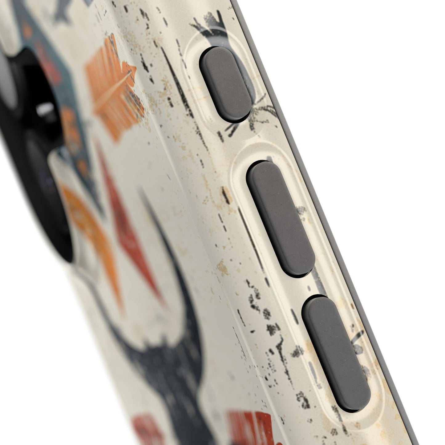 Tribal Bull Skull & Arrows Tough MagSafe iPhone Case – Rustic Western Design, Dual-Layer Protection