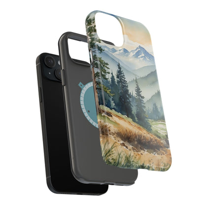 Tranquil Mountain Escape - MagSafe iPhone Case