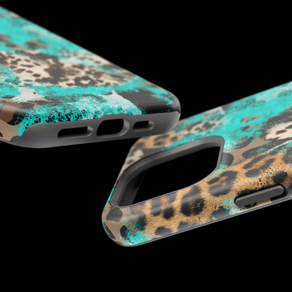 Aqua Splash Leopard - MagSafe iPhone Series Case