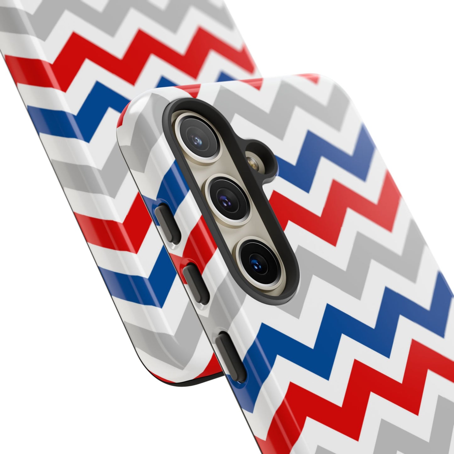 Patriotic Red, White & Blue Chevron – Bold Geometric Samsung Galaxy Case