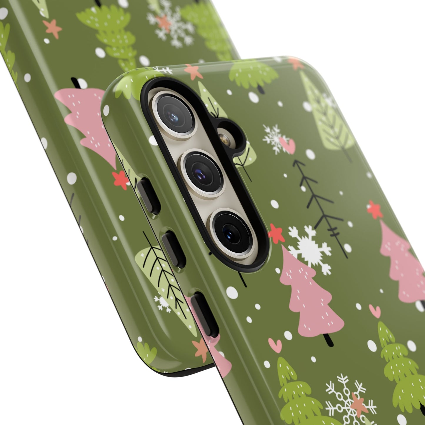 Whimsical Christmas Tree Pattern – Samsung Galaxy Series Case