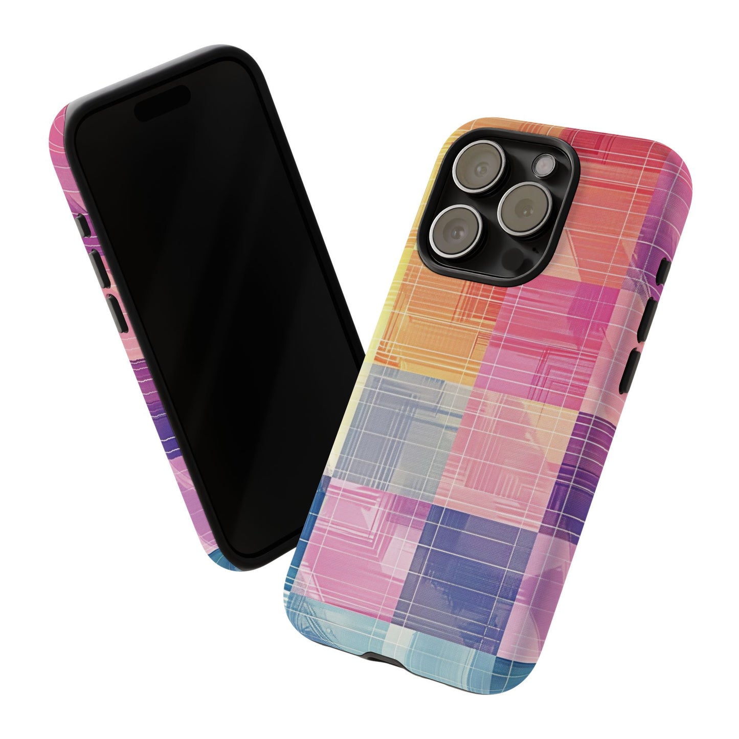 Pastel Panache Watercolor Plaid Case