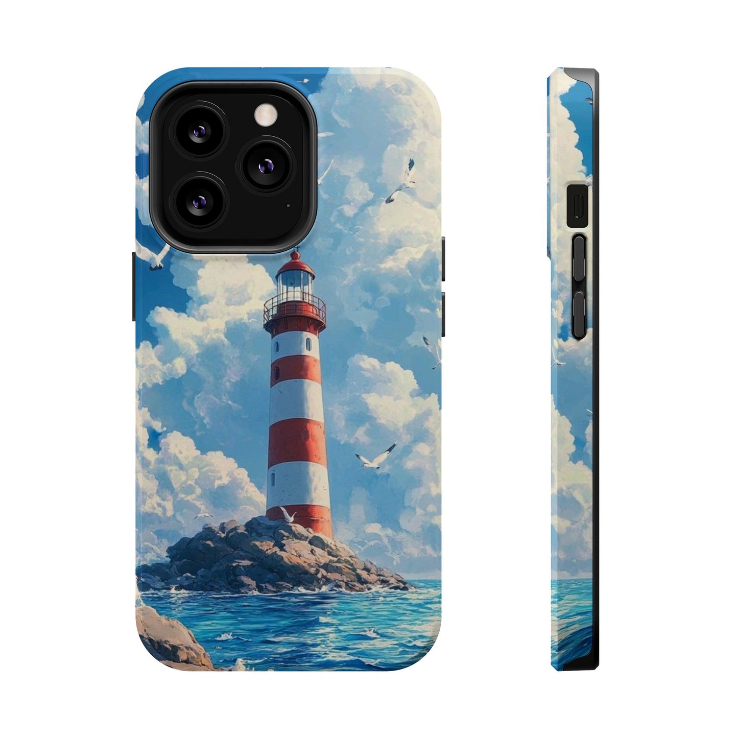 Iphone Case - Majestic Lighthouse Scene Design