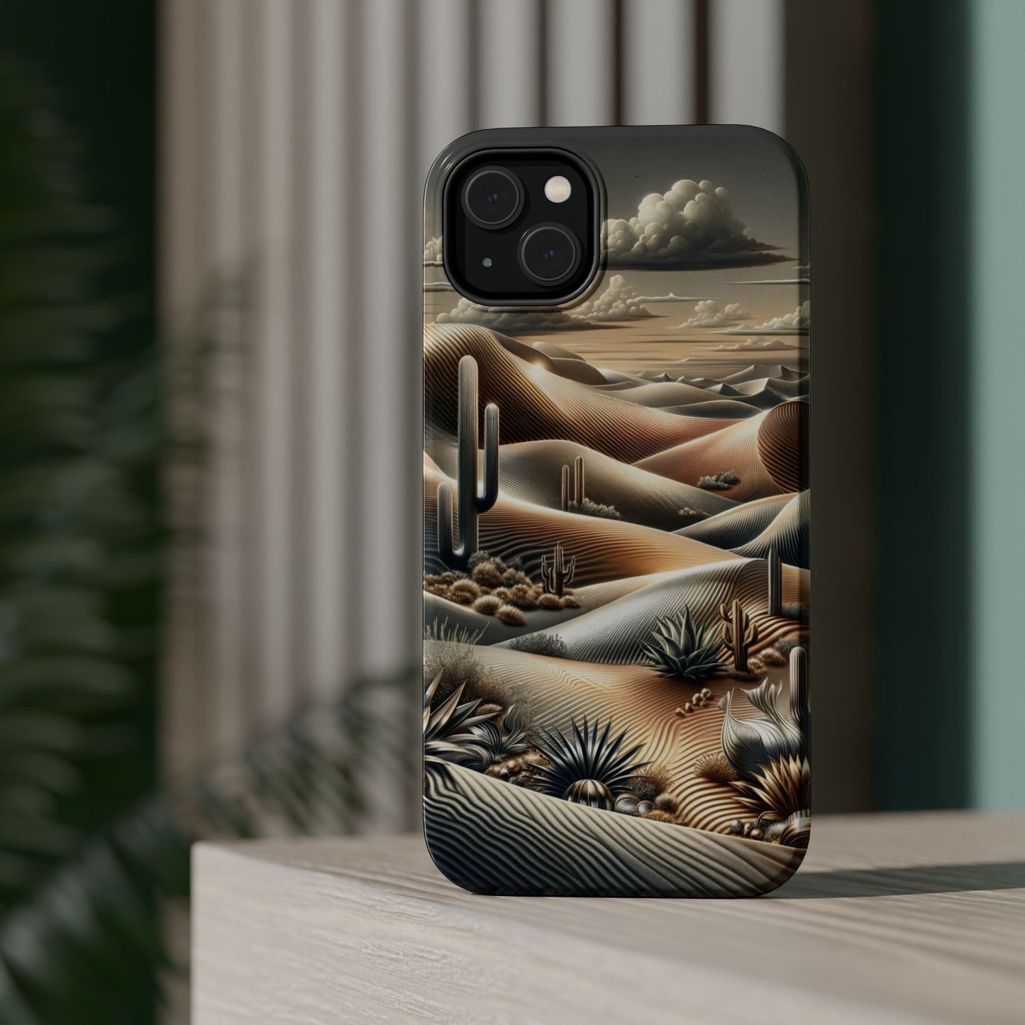 Heavy Metal Cactus iPhone Case