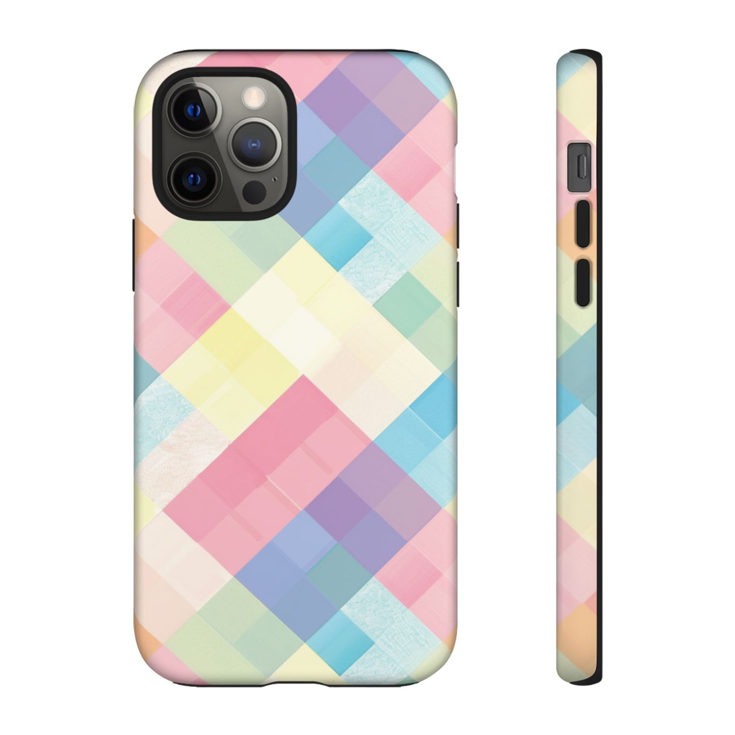 Spring Sonata Pastel Plaid Case