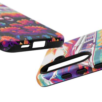 Groovy Floral Sunset Van – Samsung Galaxy Series Case