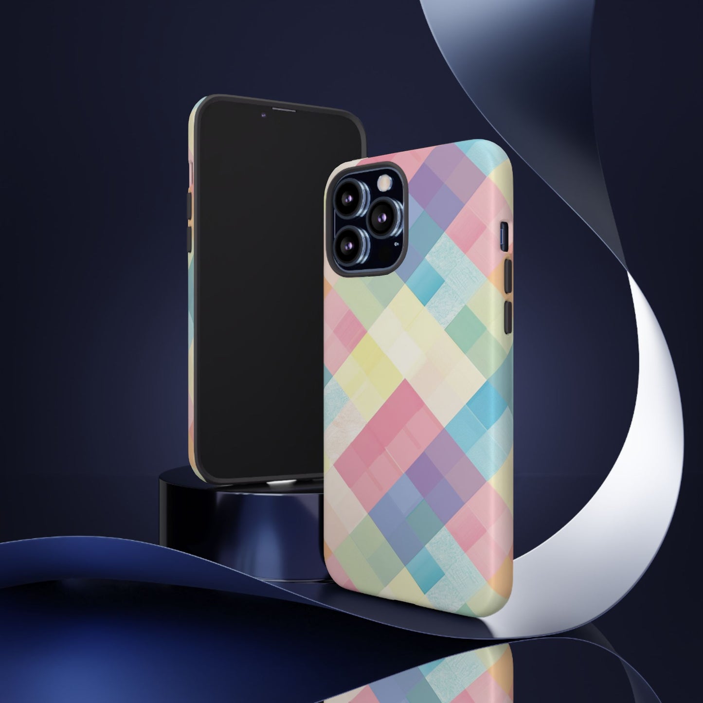 Spring Sonata Pastel Plaid Case