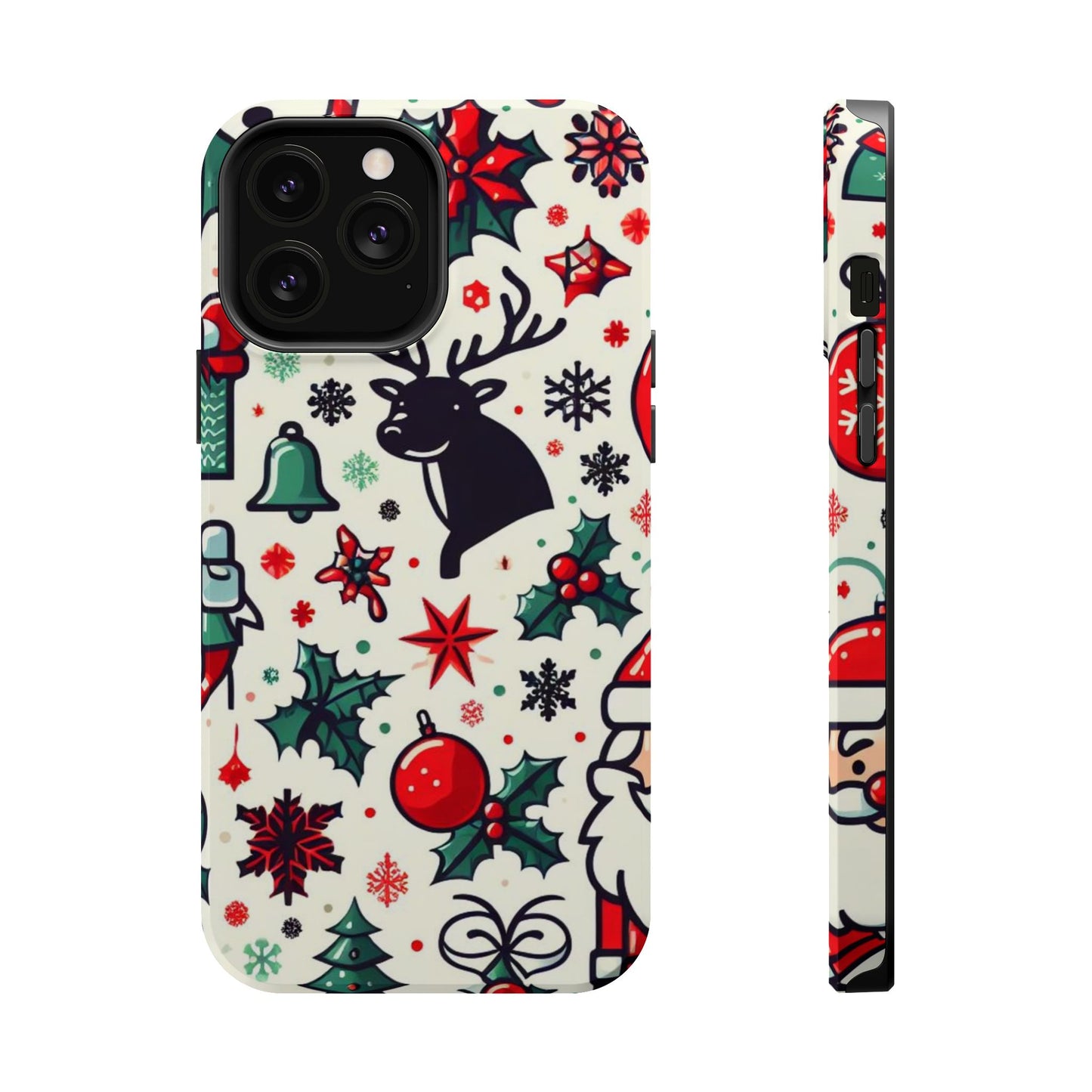 Cartoon Christmas Cheer – MagSafe iPhone Case