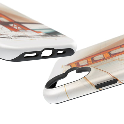 Golden Gate Bridge MagSafe iPhone Case - San Francisco Landmark