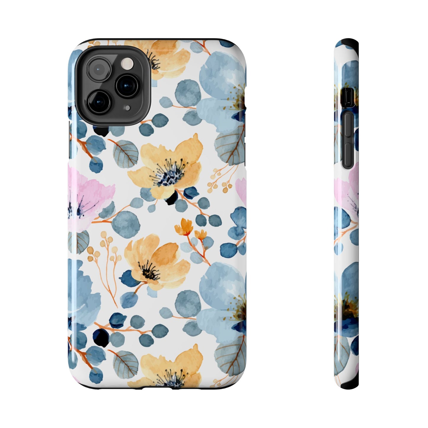 Spring Radiance – iPhone Series Case with Bright Watercolor Flowers