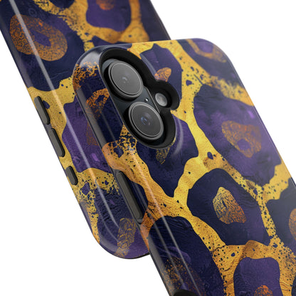 Regal Amethyst Leopard iPhone Case