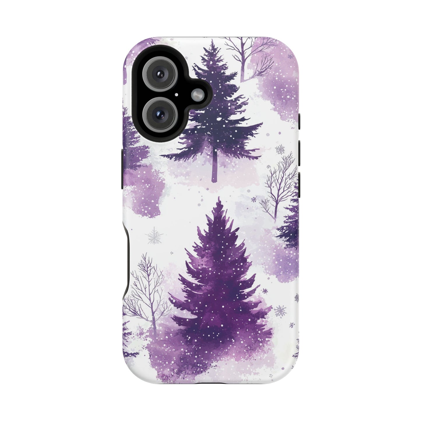 Purple Snowy Forest - MagSafe iPhone Series Case