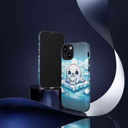 Arctic Embrace Seal iPhone Case