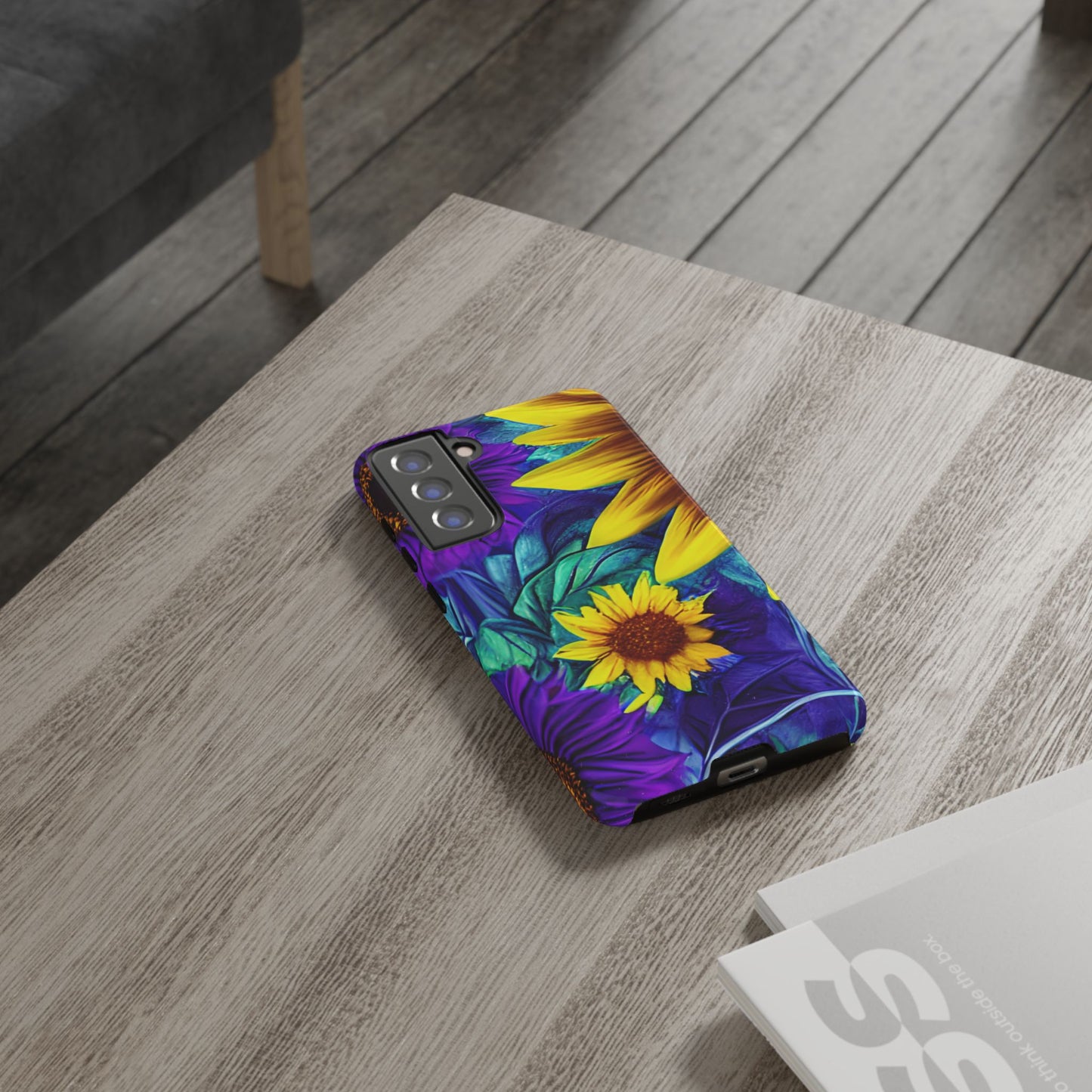 Purple & Gold Sunflower Dream - Samsung Galaxy Series Case