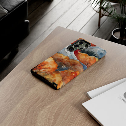 Autumn Mountain Forest Watercolor - Samsung Galaxy Case