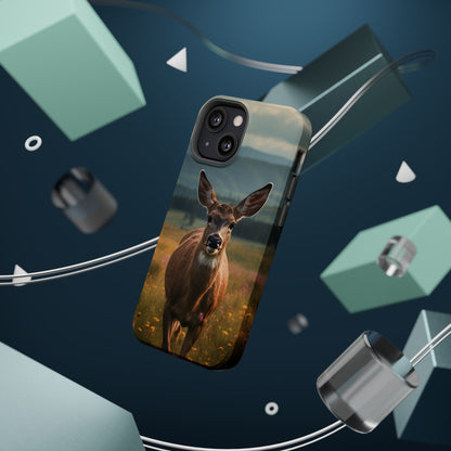 Rustic Meadow Deer – MagSafe iPhone Case