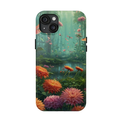 Enchanted Forest Dragonflies & Blossoms – iPhone Series Case