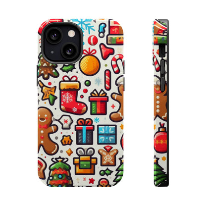 Festive Christmas Icons Pattern – MagSafe iPhone Series Case