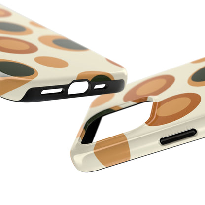 Retro Earthy Circles - iPhone Case