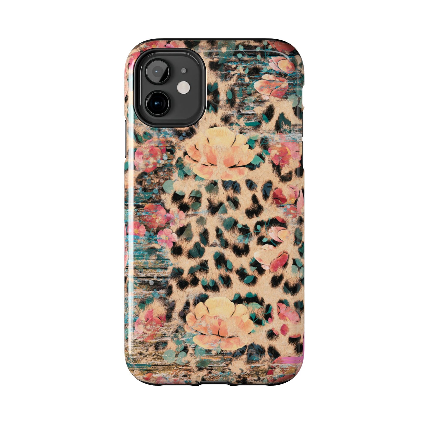 Rustic Floral Leopard - iPhone Series Case