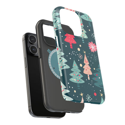 Whimsical Christmas Trees - MagSafe iPhone Series Case