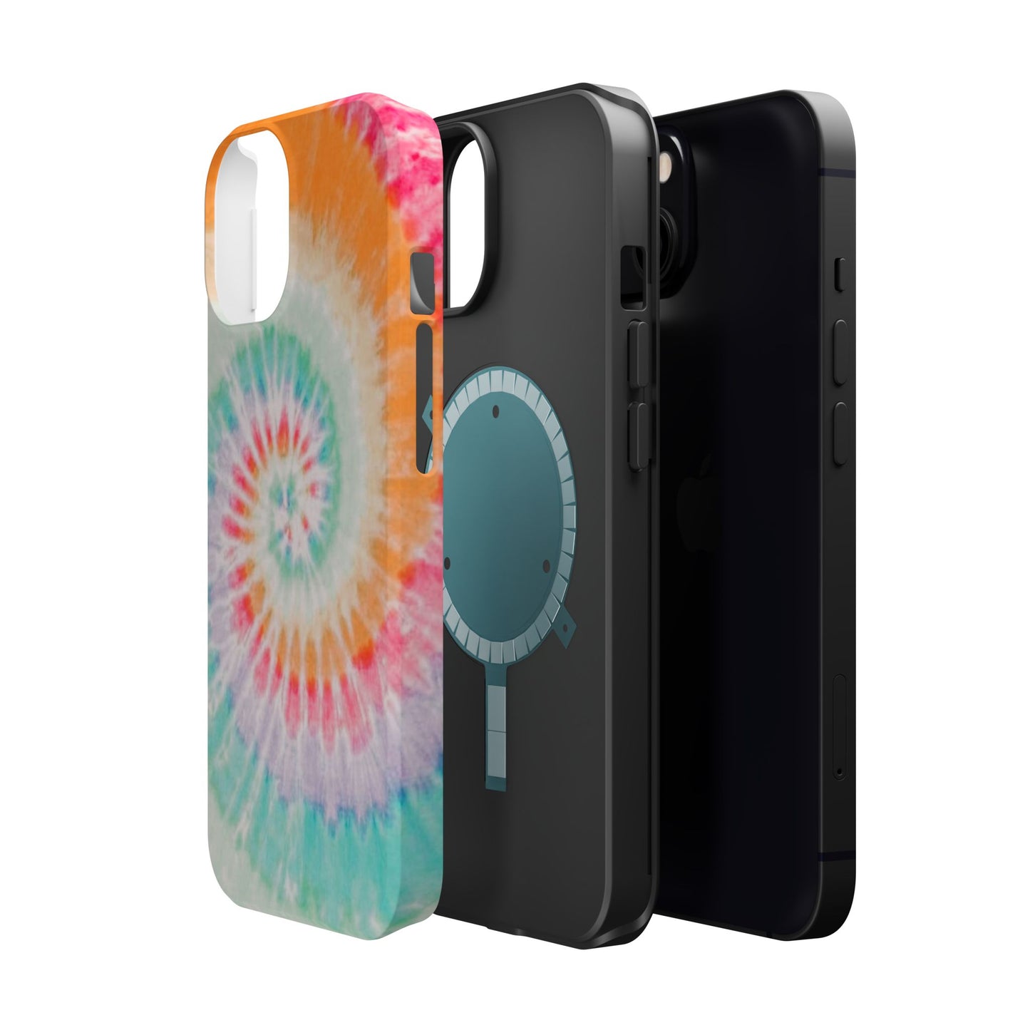 Pastel Tie-Dye MagSafe iPhone Case – Soft Colors & Magnetic Functionality